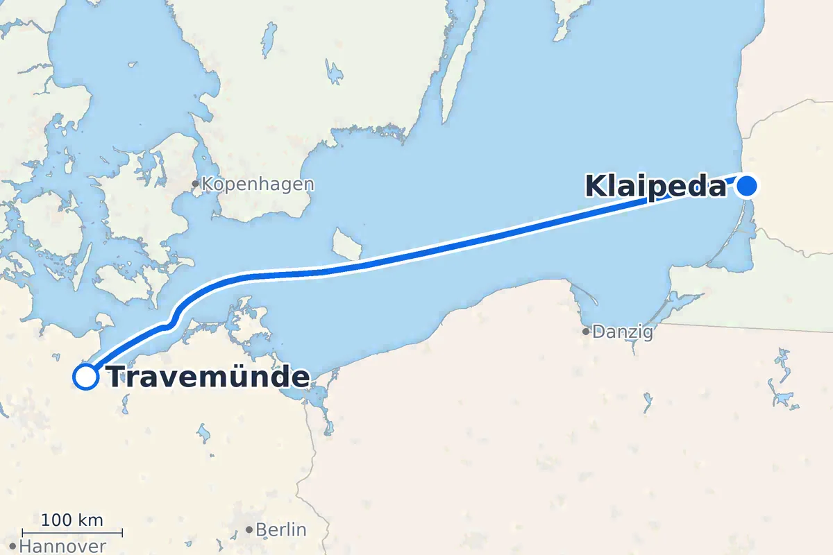 Travemünde - Klaipeda